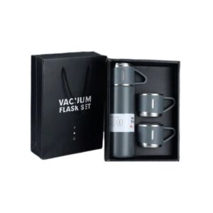 فلاسک کادویی به همراه 3 فنجان گنجایش 0.5 لیتری